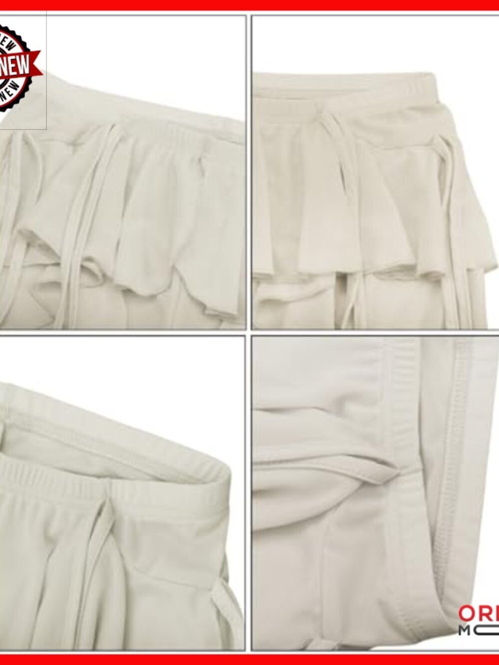 Sheer Mesh Tiered Flare Pants High Waist Wide Leg Party Rave Trousers - Picture 5 of 7